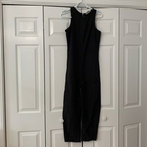 Everlane black sleeveless jumpsuit